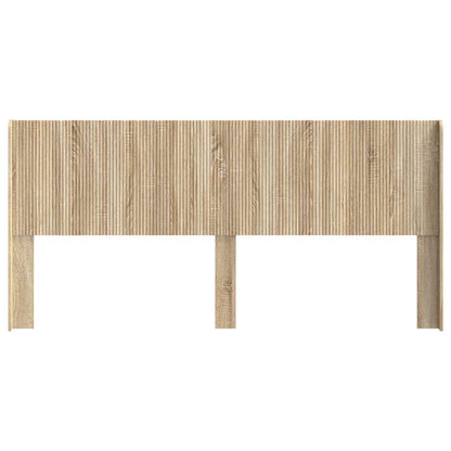 vidaXL Headboard Sonoma Oak Engineered Wood 4
