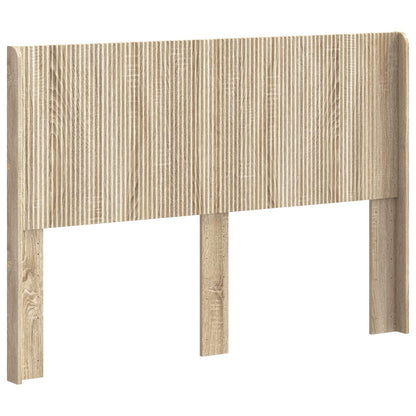 vidaXL Headboard Sonoma Oak Engineered Wood 2
