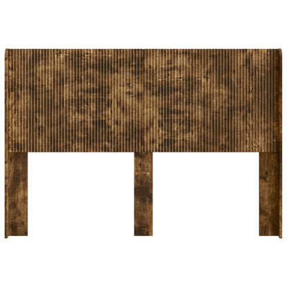 vidaXL Headboard Smoked Oak Engineered Wood 4