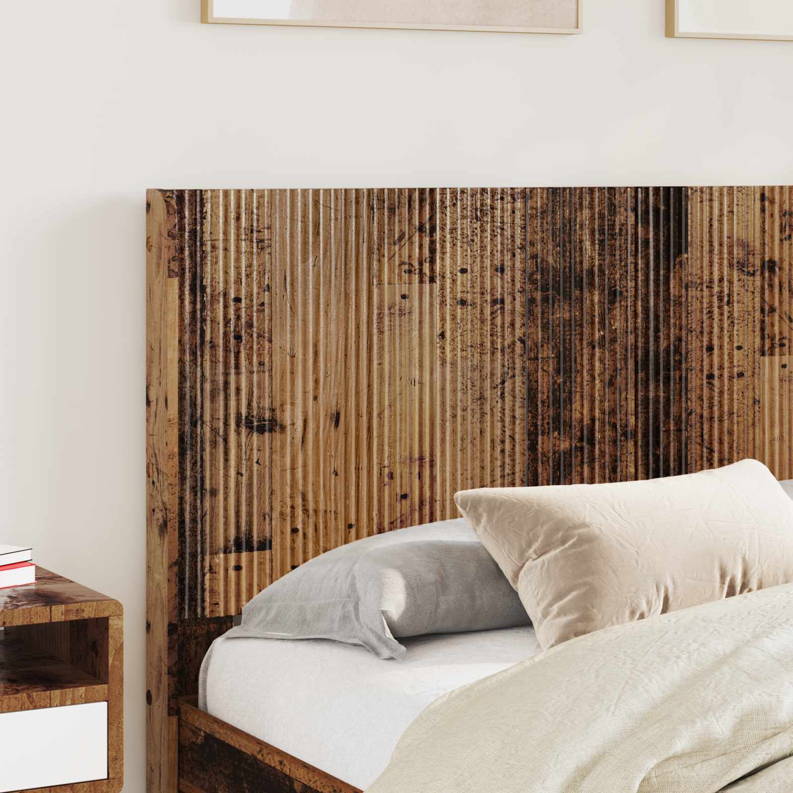 vidaXL Headboard Old Wood Engineered Wood 3