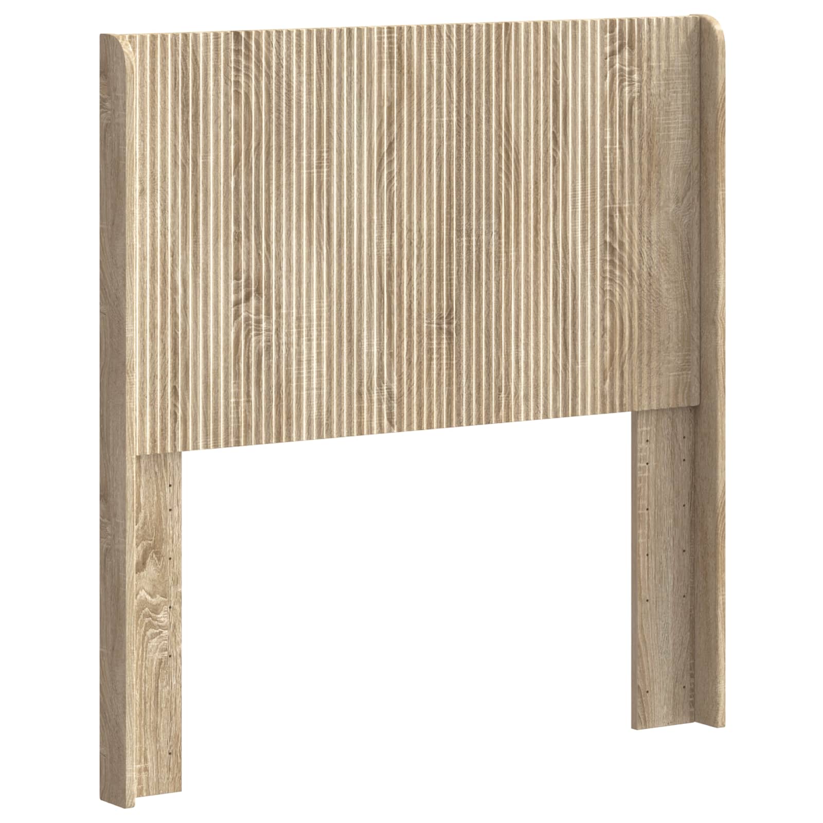 vidaXL Headboard Sonoma Oak Engineered Wood 2
