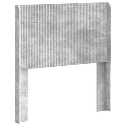 vidaXL Headboard Concrete Grey Engineered Wood 2