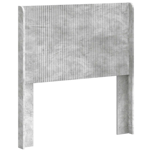 Headboard Concrete Grey Engineered Wood 2