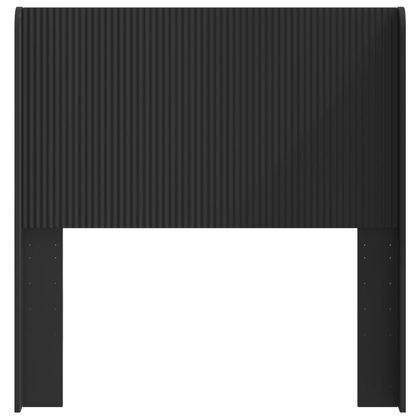 vidaXL Headboard Black Engineered Wood 4