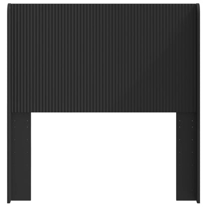vidaXL Headboard Black Engineered Wood 4