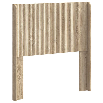 vidaXL Headboard Sonoma Oak Engineered Wood 2
