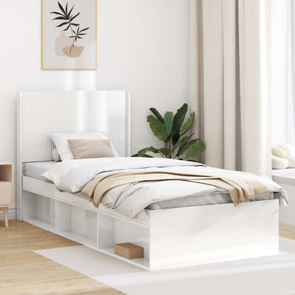 vidaXL Headboard High Gloss White 1