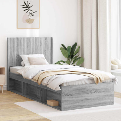 vidaXL Headboard Grey Sonoma Engineered Wood 1