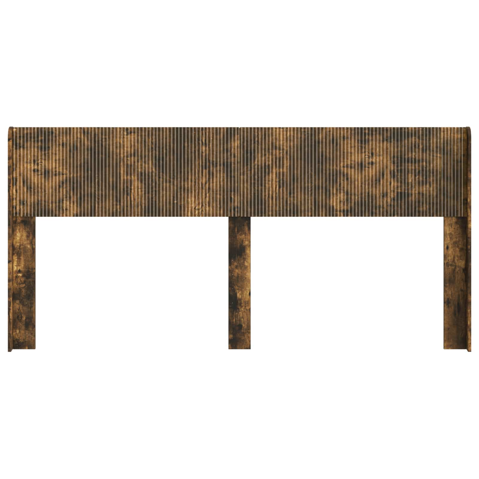 vidaXL Headboard Smoked Oak PB 4