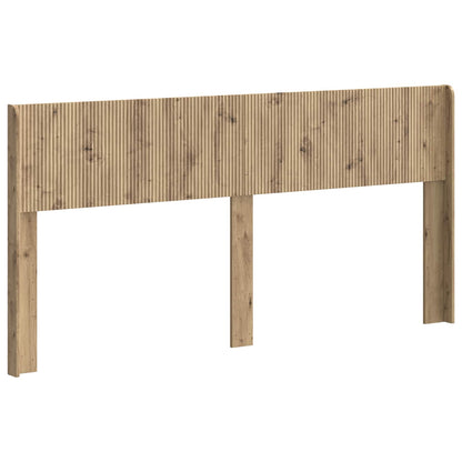 vidaXL Headboard Artisan Oak PB 2