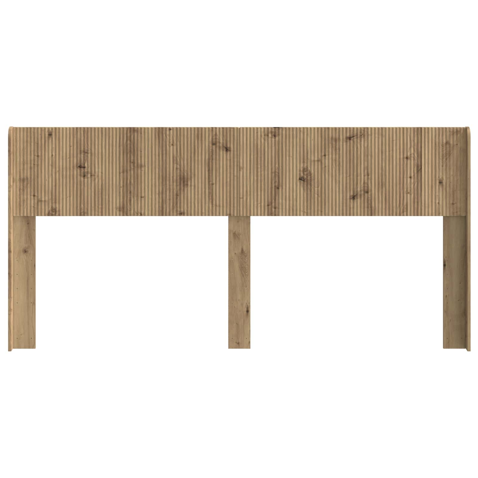 vidaXL Headboard Artisan Oak PB 4