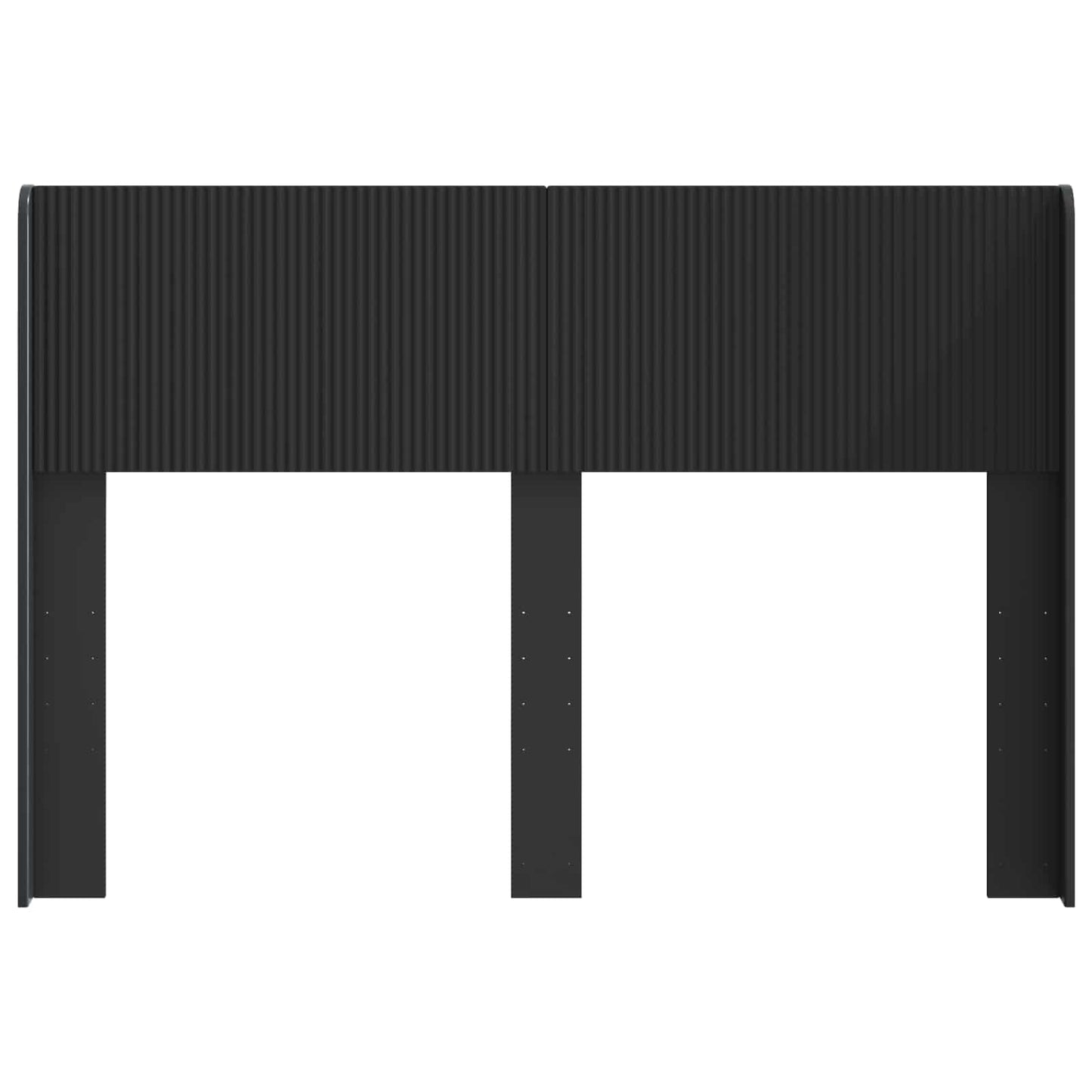 vidaXL Headboard Black PB 4