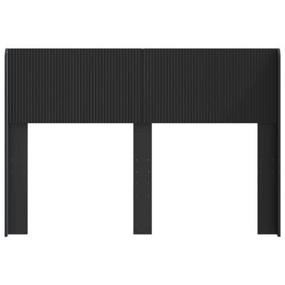 vidaXL Headboard Black PB 4