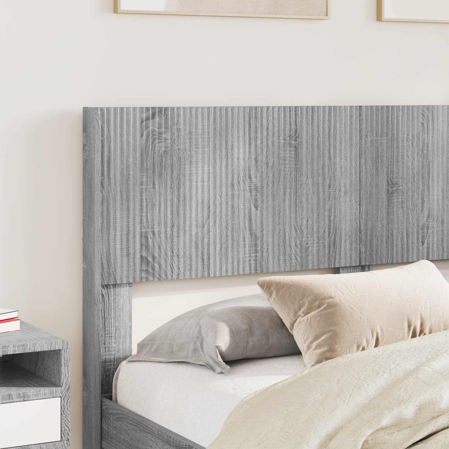 vidaXL Headboard Grey Sonoma PB 3
