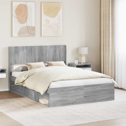 vidaXL Headboard Grey Sonoma PB 1