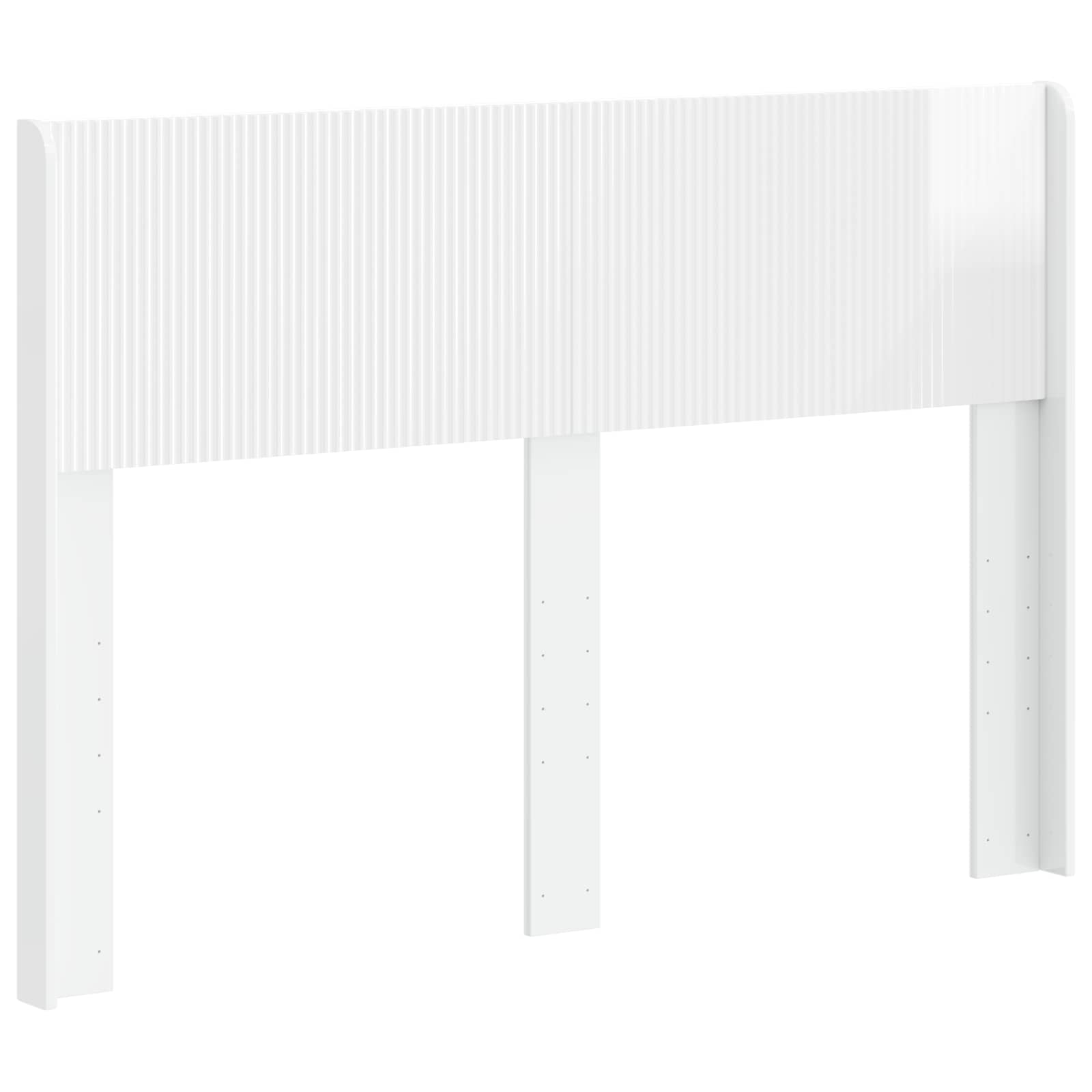 vidaXL Headboard High Gloss White PB 2