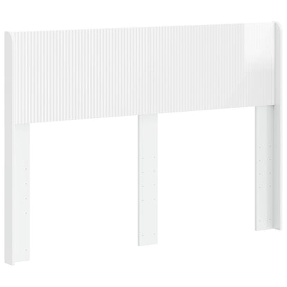 vidaXL Headboard High Gloss White PB 2