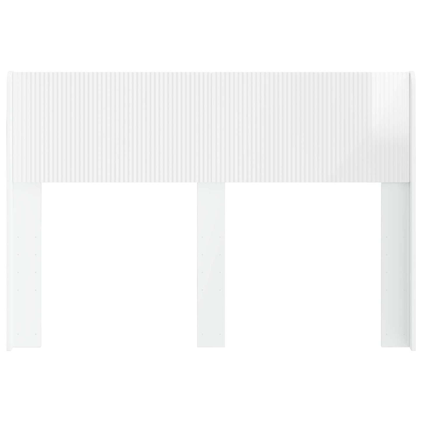 vidaXL Headboard High Gloss White PB 4