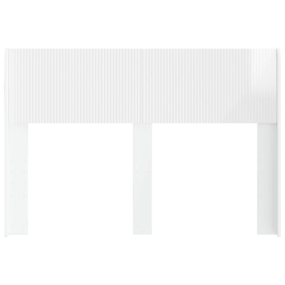 vidaXL Headboard High Gloss White PB 4