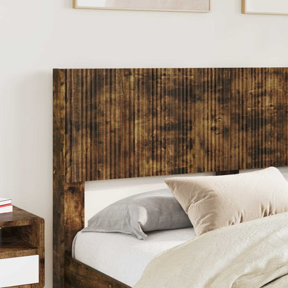 vidaXL Headboard Smoked Oak PB 3