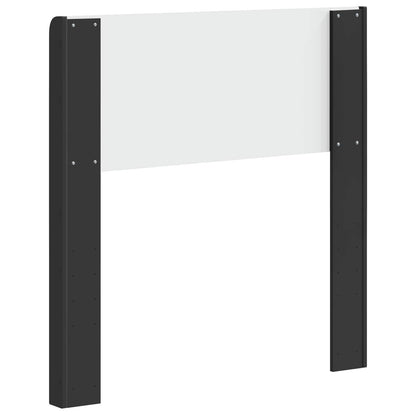 vidaXL Headboard Black PB 6