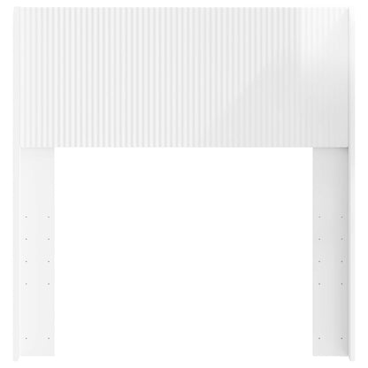 vidaXL Headboard High Gloss White PB 4