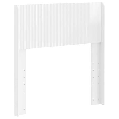 vidaXL Headboard High Gloss White PB 2