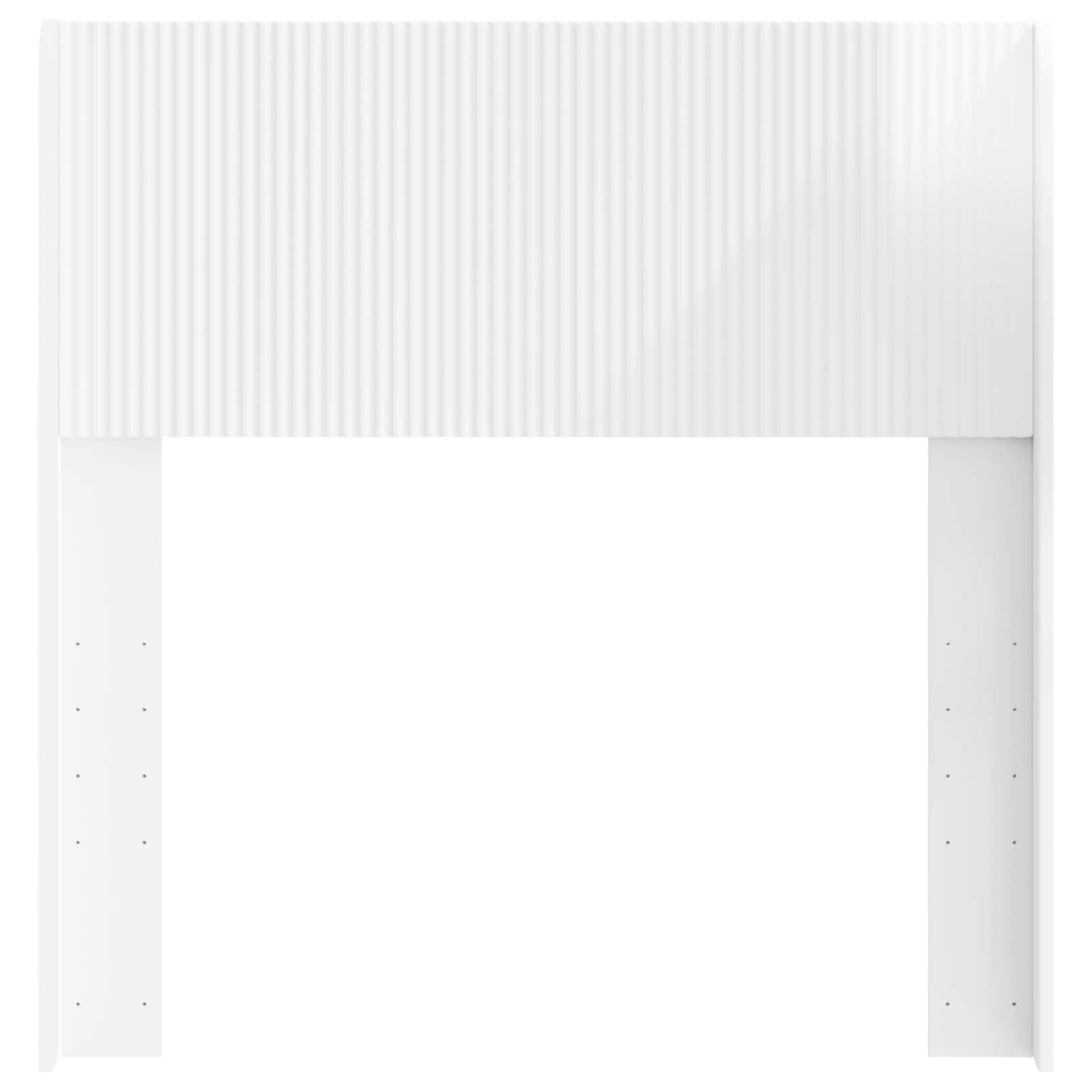 vidaXL Headboard High Gloss White PB 4