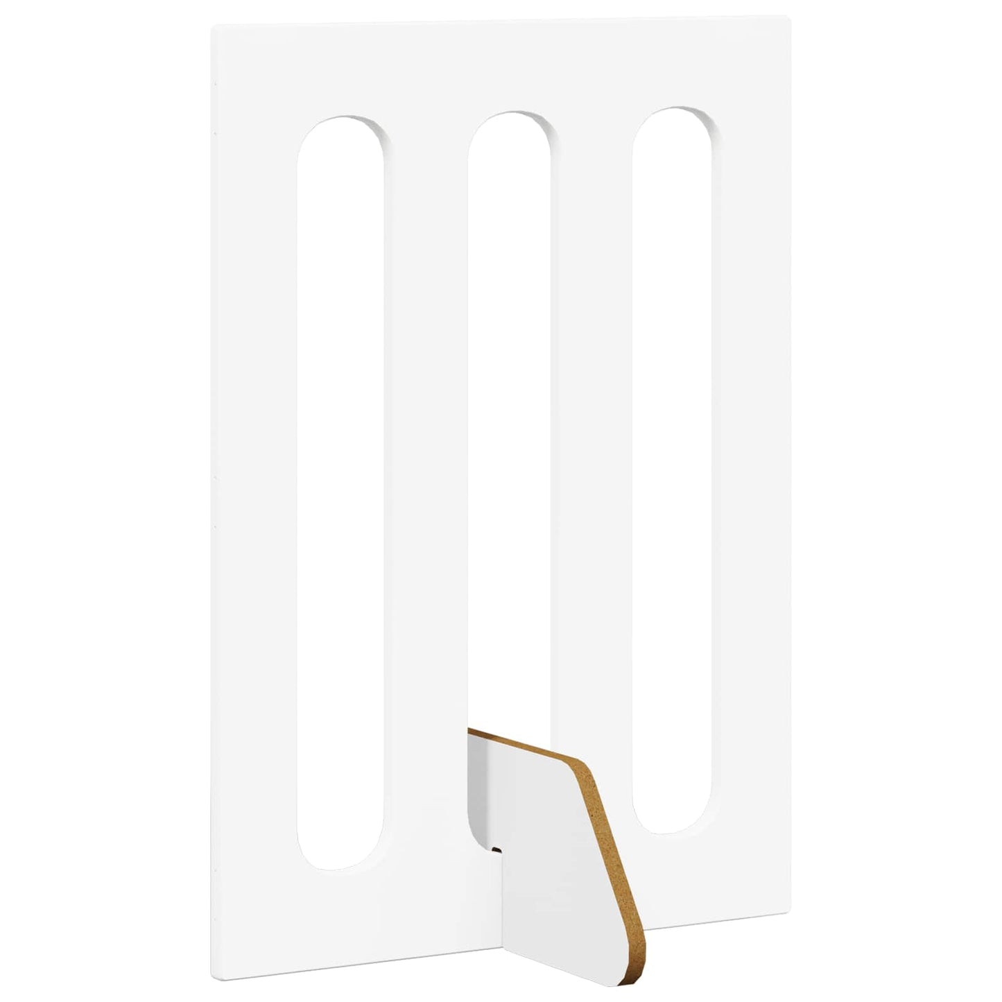 vidaXL Folding Pet Fence 4 pcs White 201 x 38 x 70 cm Engineered Wood 4
