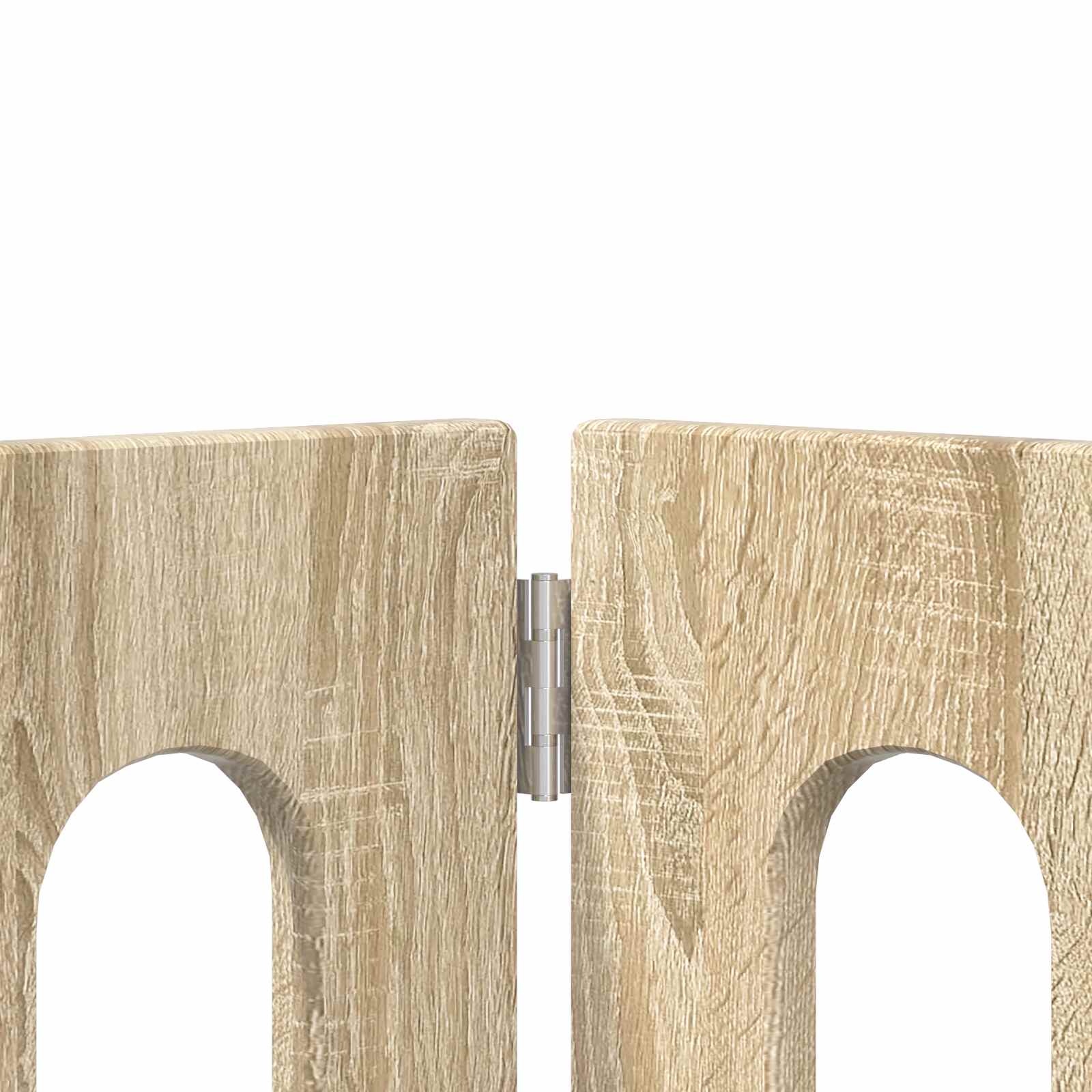 vidaXL Folding Pet Fence 4 pcs Sonoma Oak 201 x 38 x 70 cm 6