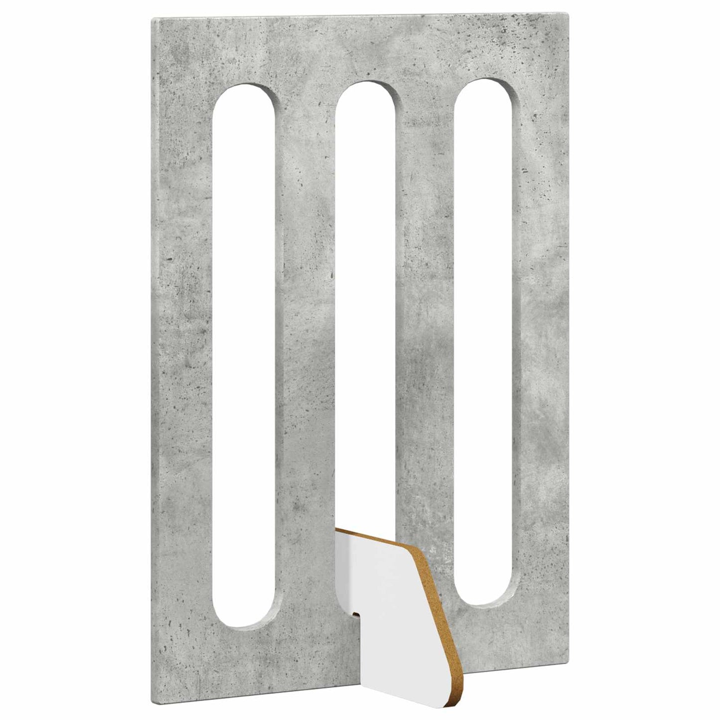 vidaXL Folding Pet Fence 4 pcs Concrete Grey 201 x 38 x 70 cm 4