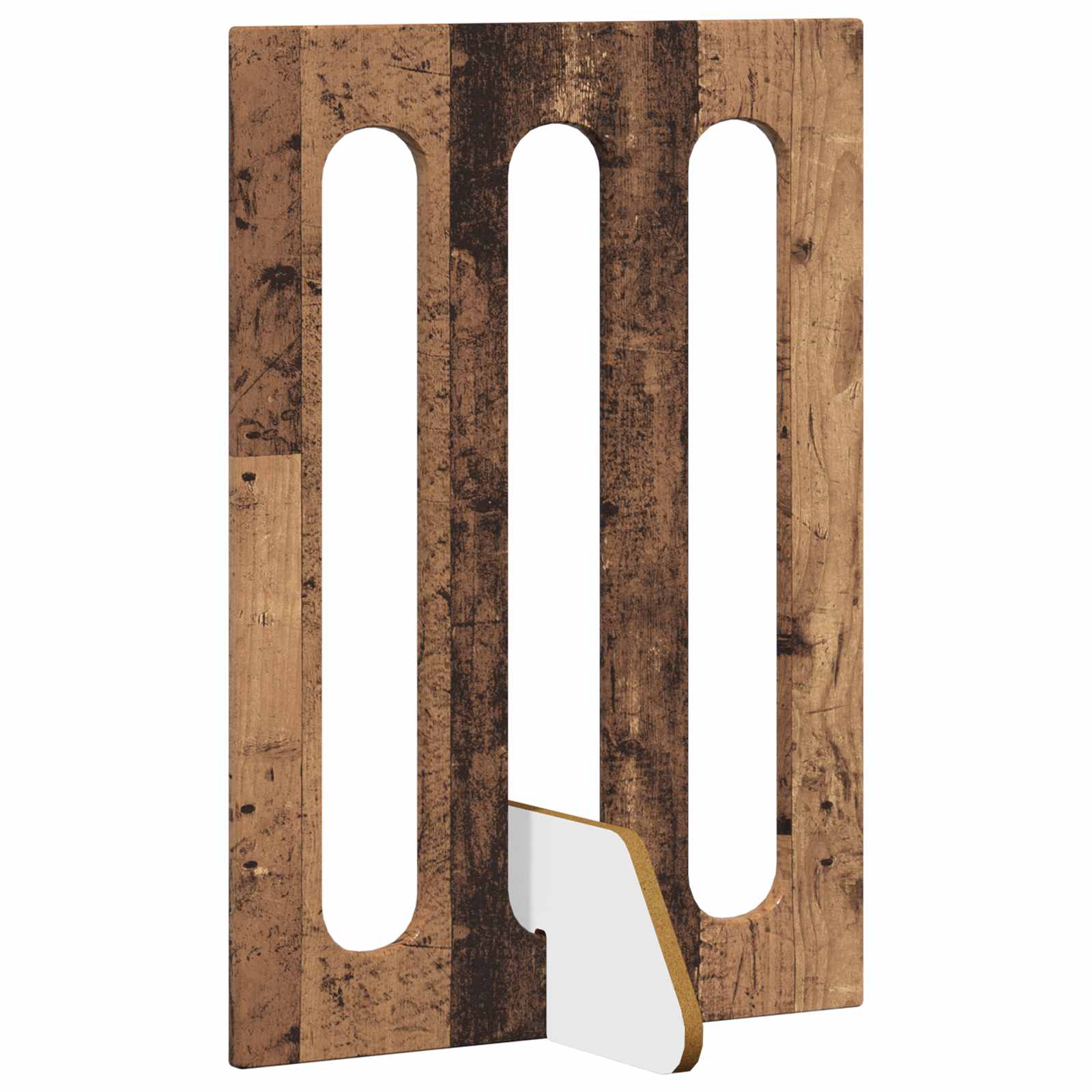 vidaXL Folding Pet Fence 4 pcs Oak Wood 201 x 38 x 70 cm 4