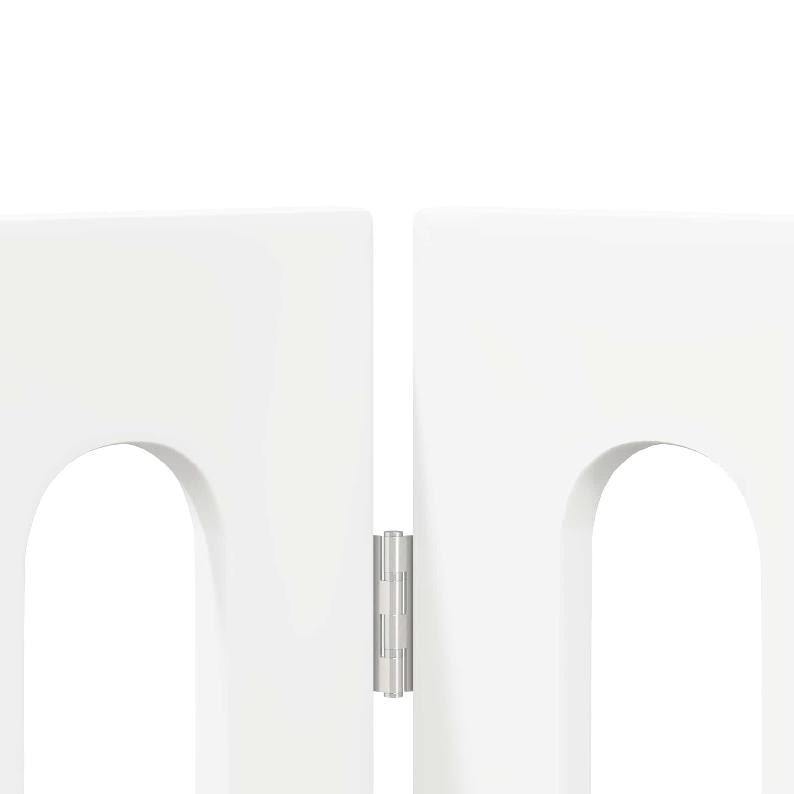 vidaXL Folding Pet Fence 2 pcs White 100.5 x 38 x 90 cm 5