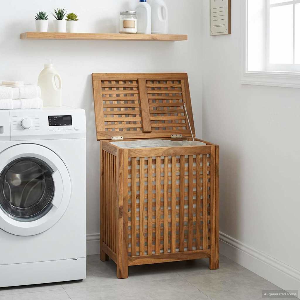 vidaXL Wash Bin Solid Wood Teak