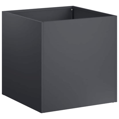 vidaXL Garden Planter 2 pcs Anthracite 35 x 35 x 35 cm 3