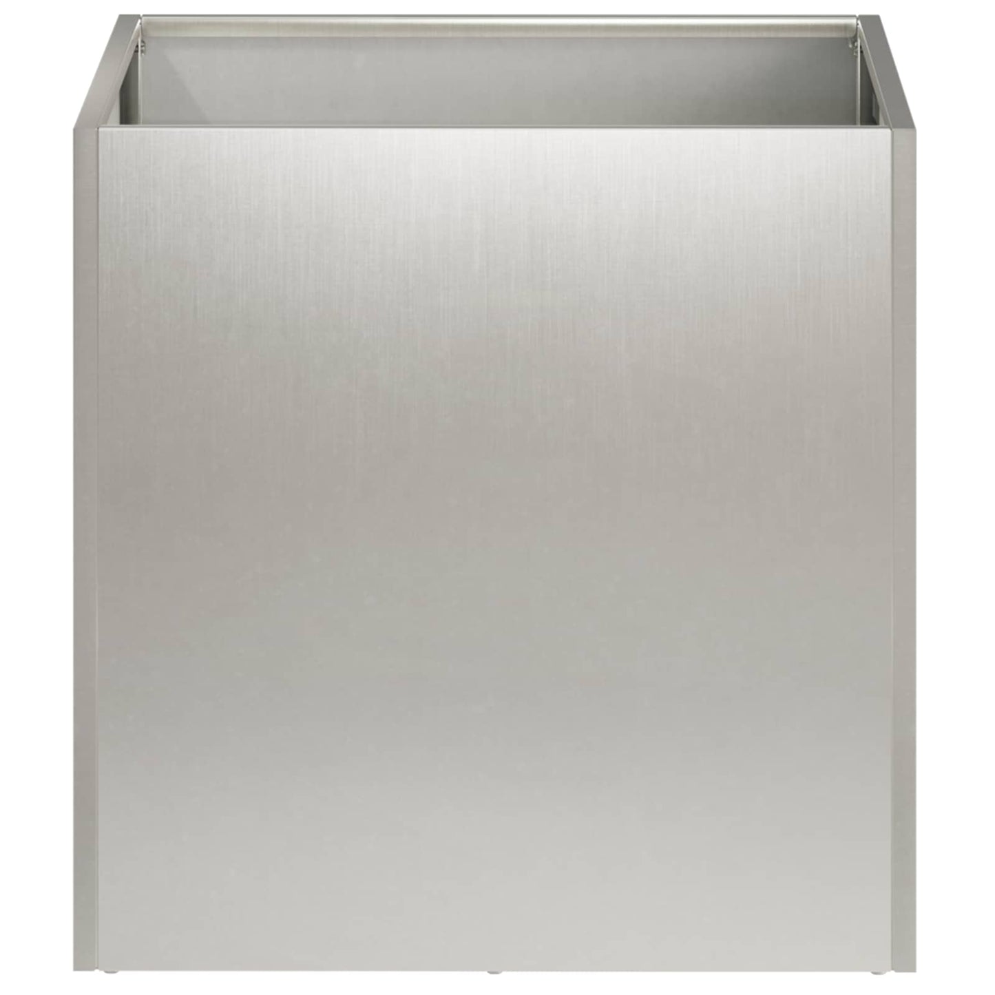 vidaXL Garden Planter Silver 35 x 35 x 35 cm Stainless Steel 3