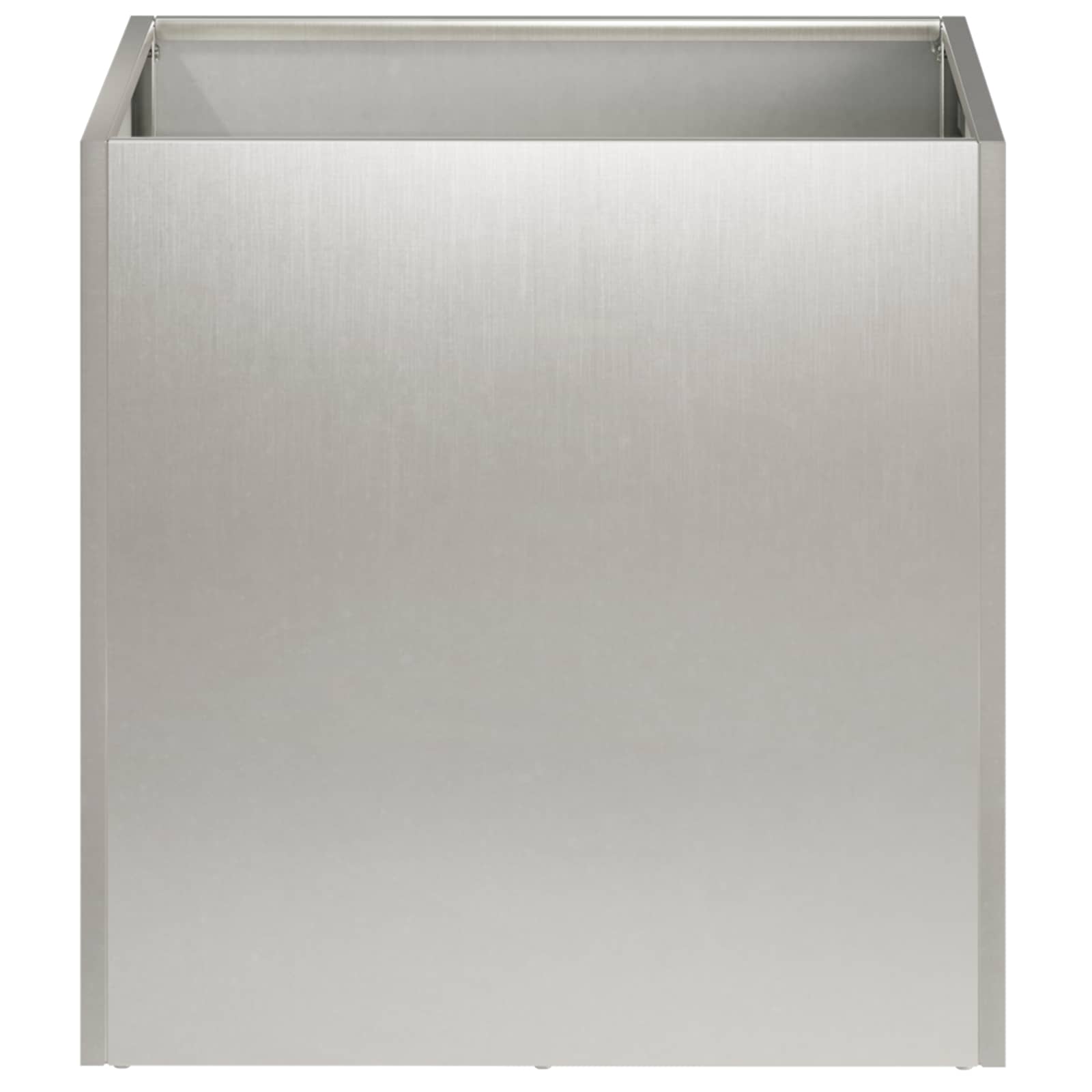 vidaXL Garden Planter Silver 35 x 35 x 35 cm Stainless Steel 3