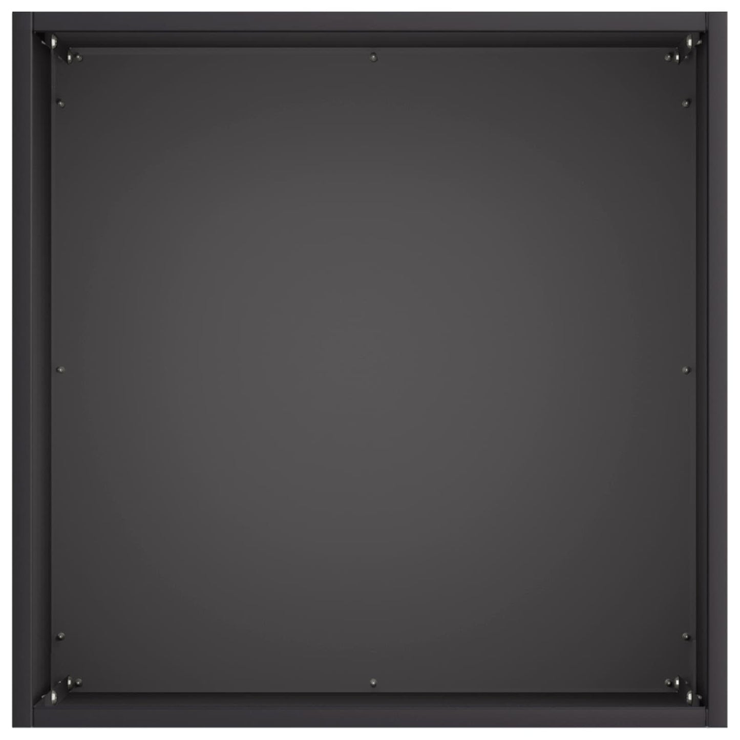 vidaXL Garden Planter 2 pcs Black 45 x 45 x 45 cm Cold-rolled Steel 5