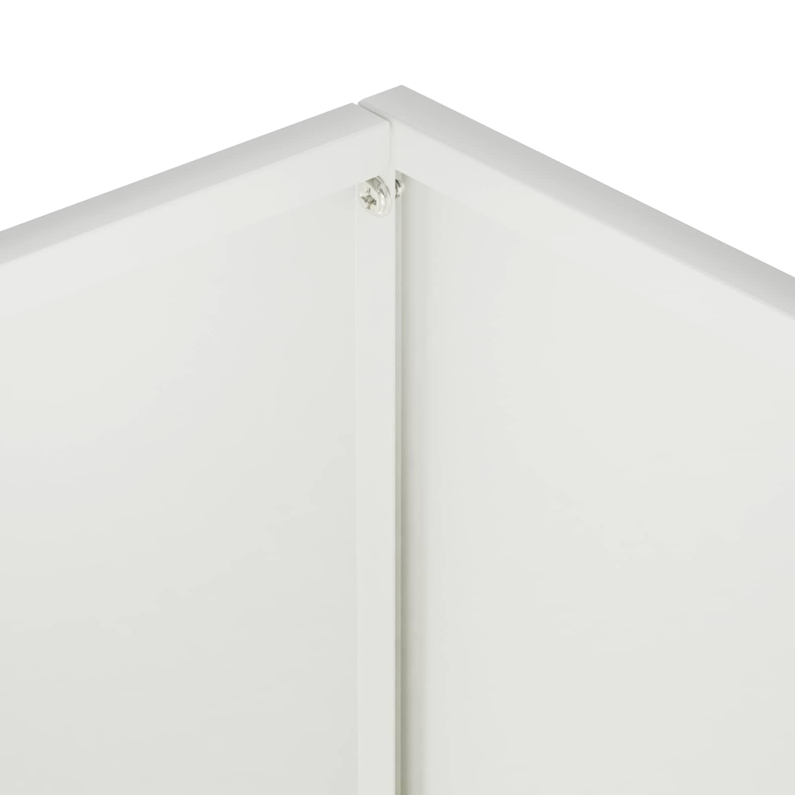vidaXL Garden Planter 2 pcs White 45 x 45 x 45 cm Cold-rolled Steel 6