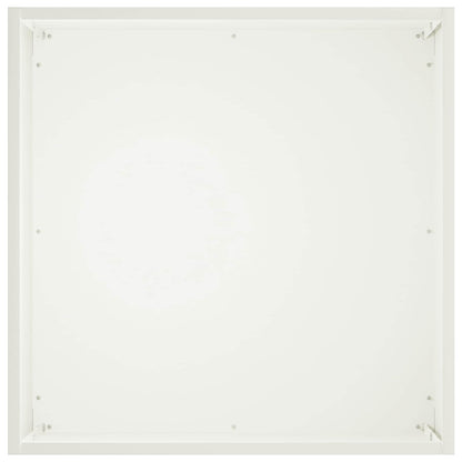 vidaXL Garden Planter 2 pcs White 45 x 45 x 45 cm Cold-rolled Steel 5