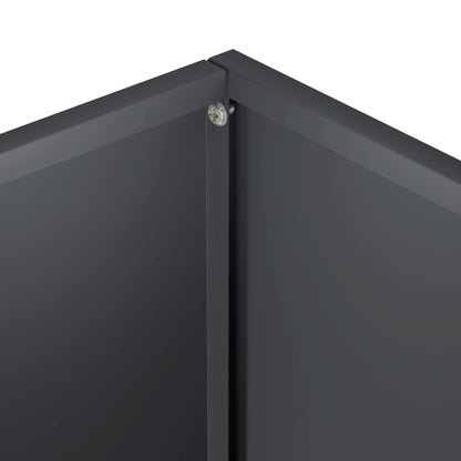 vidaXL Garden Planter 2 pcs Anthracite 45 x 45 x 45 cm 6