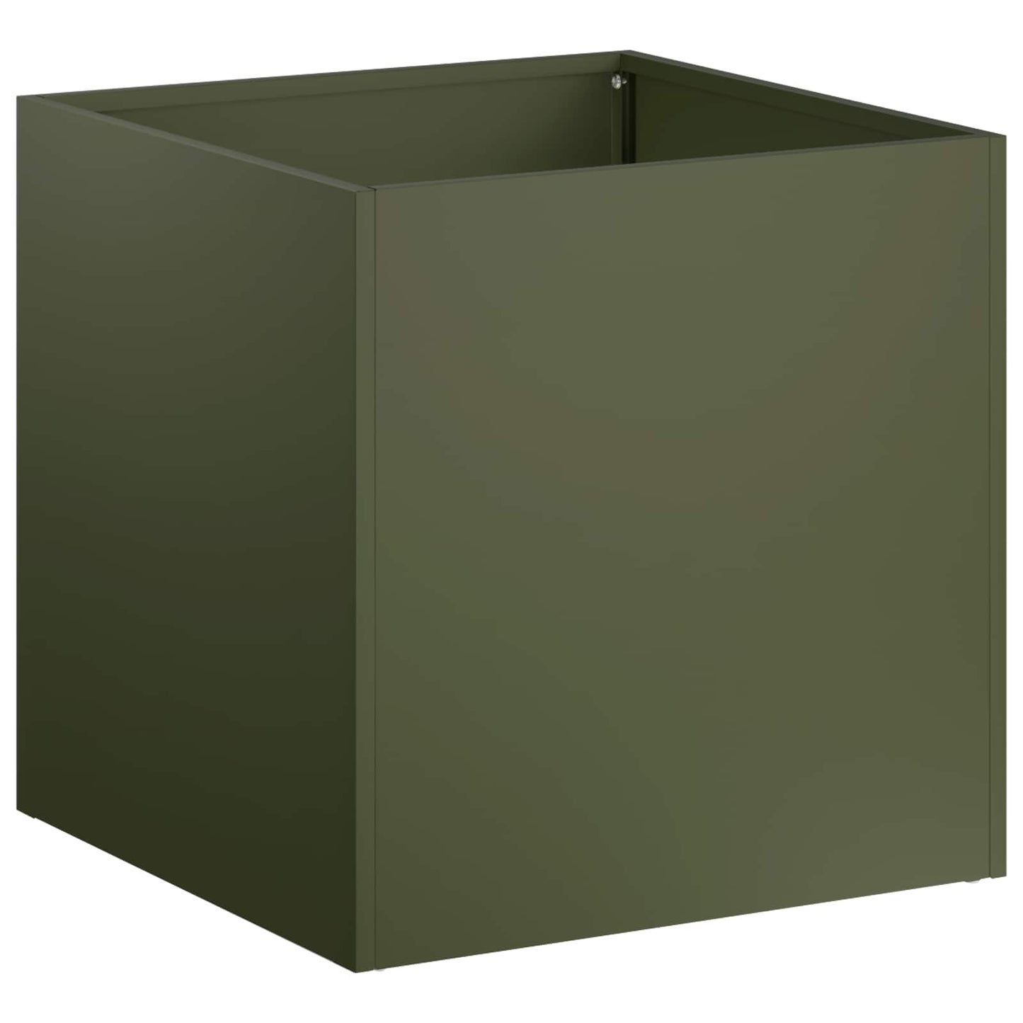 vidaXL Garden Planter 2 pcs Olive Green 45 x 45 x 45 cm 3