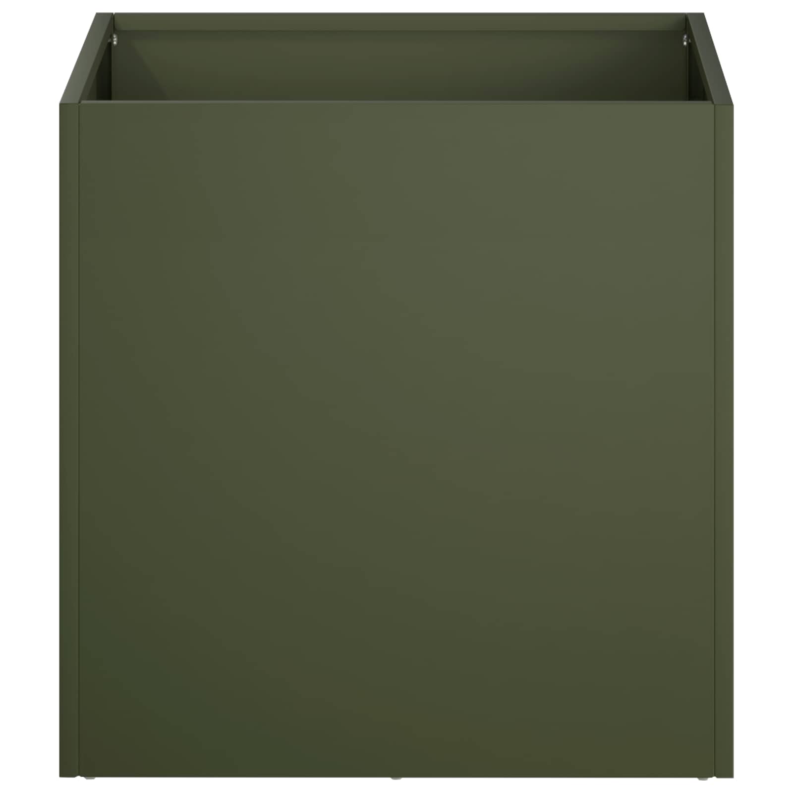 vidaXL Garden Planter 2 pcs Olive Green 45 x 45 x 45 cm 4