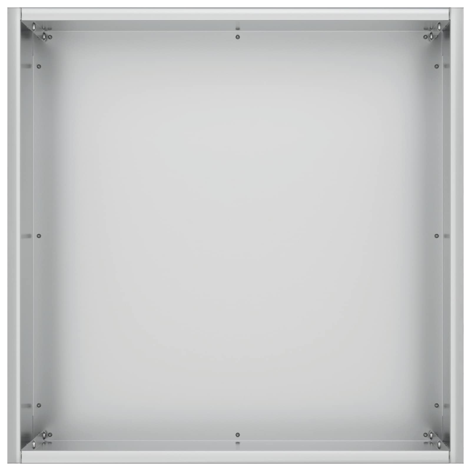 vidaXL Garden Planter 2 pcs Silver 45 x 45 x 45 cm Galvanised Steel 5