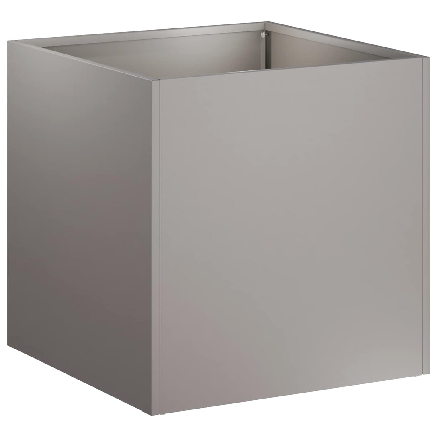 vidaXL Garden Planter 2 pcs Rusty 45 x 45 x 45 cm Weathering Steel 3