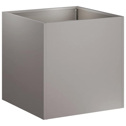 vidaXL Garden Planter 2 pcs Rusty 45 x 45 x 45 cm Weathering Steel 3