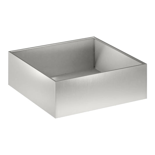 Garden Planter Silver Stainless steel Height