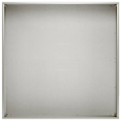 vidaXL Garden Planter Silver 40 x 40 x 20 cm Stainless Steel 4