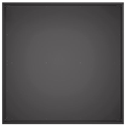 vidaXL Garden Planter 2 pcs Black 60 x 60 x 20 cm Cold-rolled Steel 5