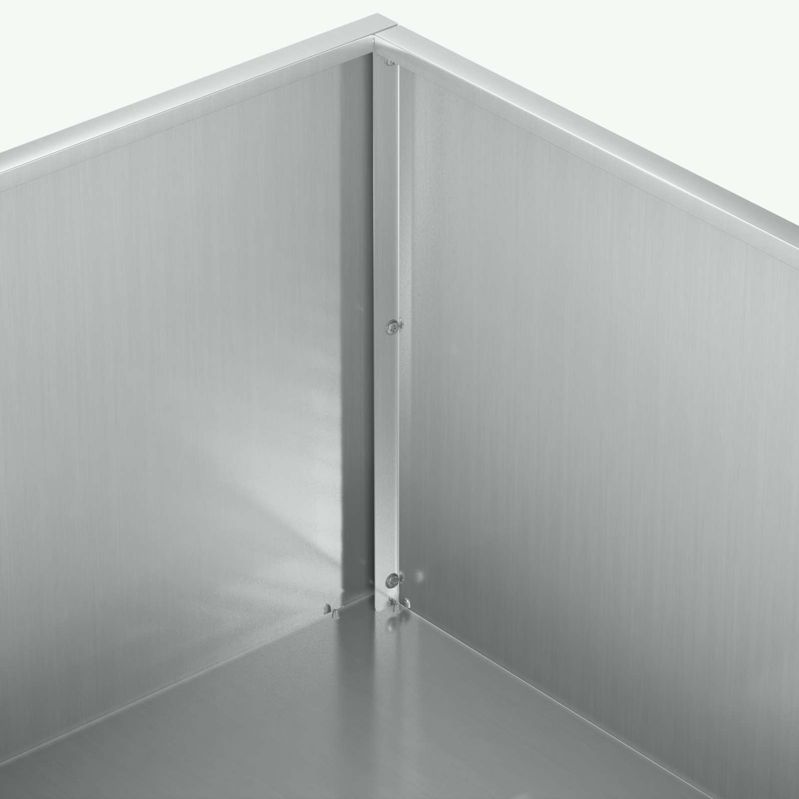 vidaXL Garden Planter 2 pcs Silver 60 x 60 x 20 cm Galvanised Steel 6